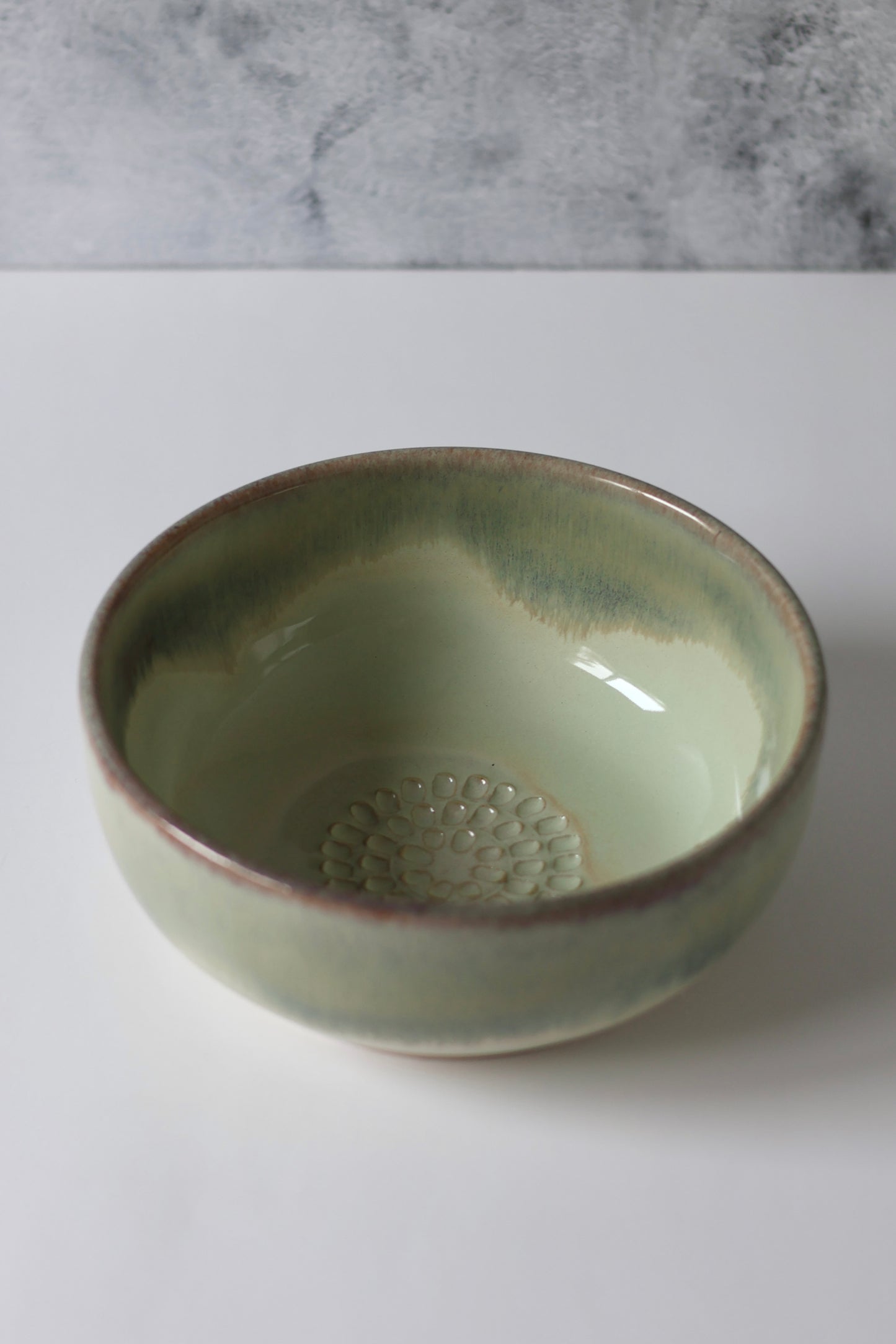 The PERSONAL Garlic Grater Salad Bowl | Dewy Moss