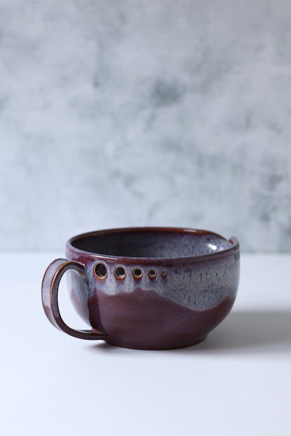 The Garlic Grater Salad DRESSING Bowl | Amethyst