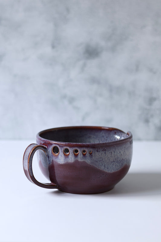 The Garlic Grater Salad DRESSING Bowl | Amethyst