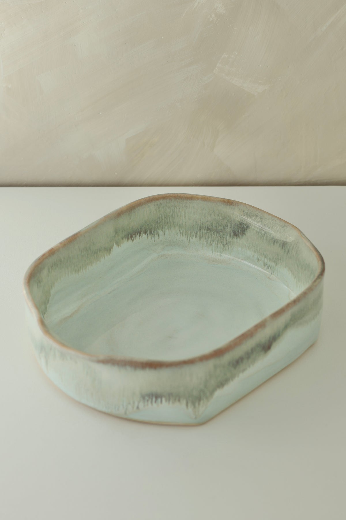 Baking Dish with Molded Handles | Glacier Melt