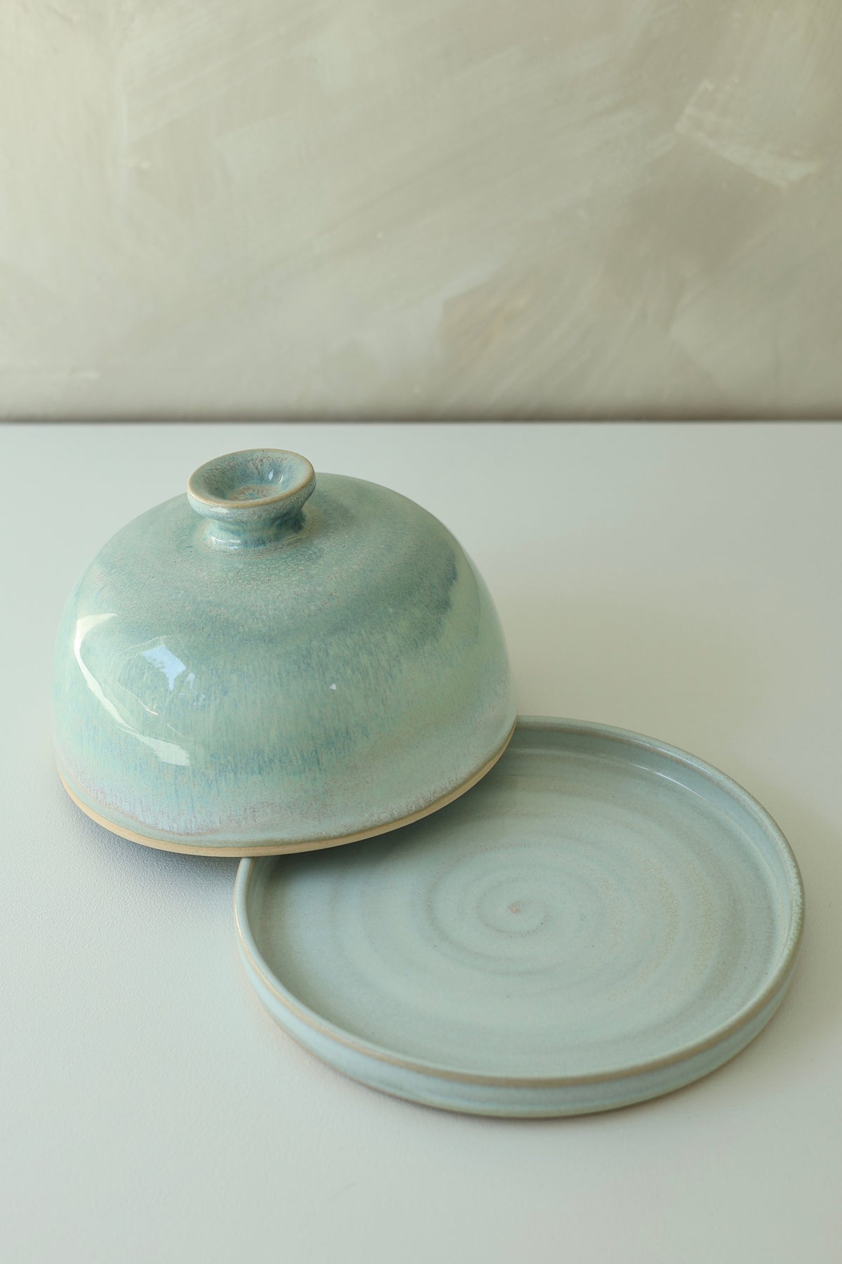 Butter Dish | Turquoise Waters | MADE TO ORDER