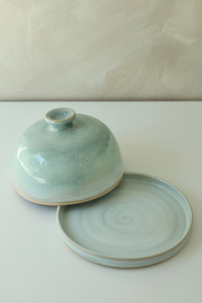 Butter Dish | Turquoise Waters | MADE TO ORDER