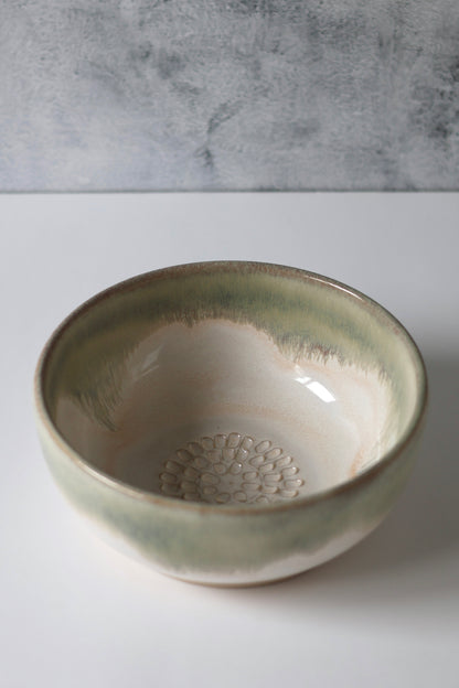 The PERSONAL Garlic Grater Salad Bowl | Pastel Rainbow | MADE TO ORDER