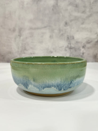 The PERSONAL Garlic Grater Salad Bowl | Sea Glass