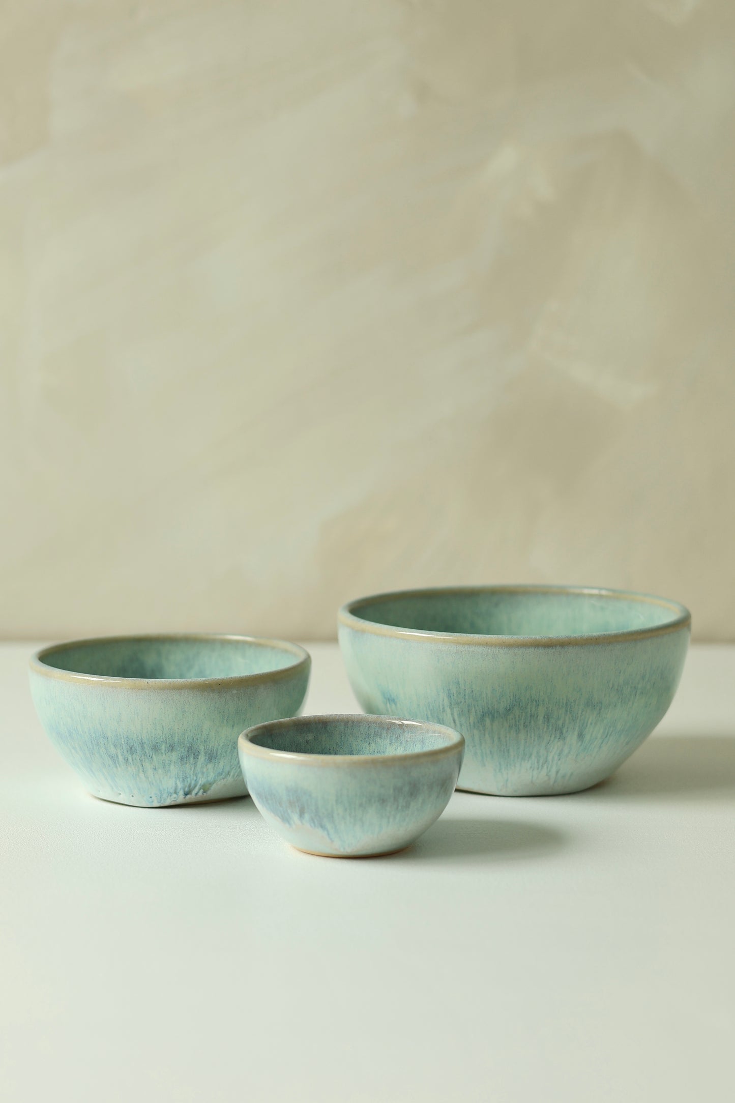 Mini Nesting Prep Bowls | Turquoise Waters