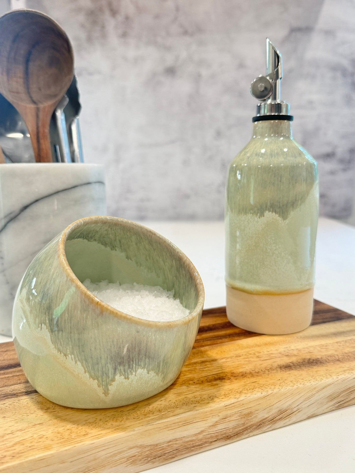 Salt Cellar| Dewy Moss